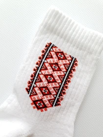 Шкарпетки та гольфи ISSA Plus модель NS-185_white Фото