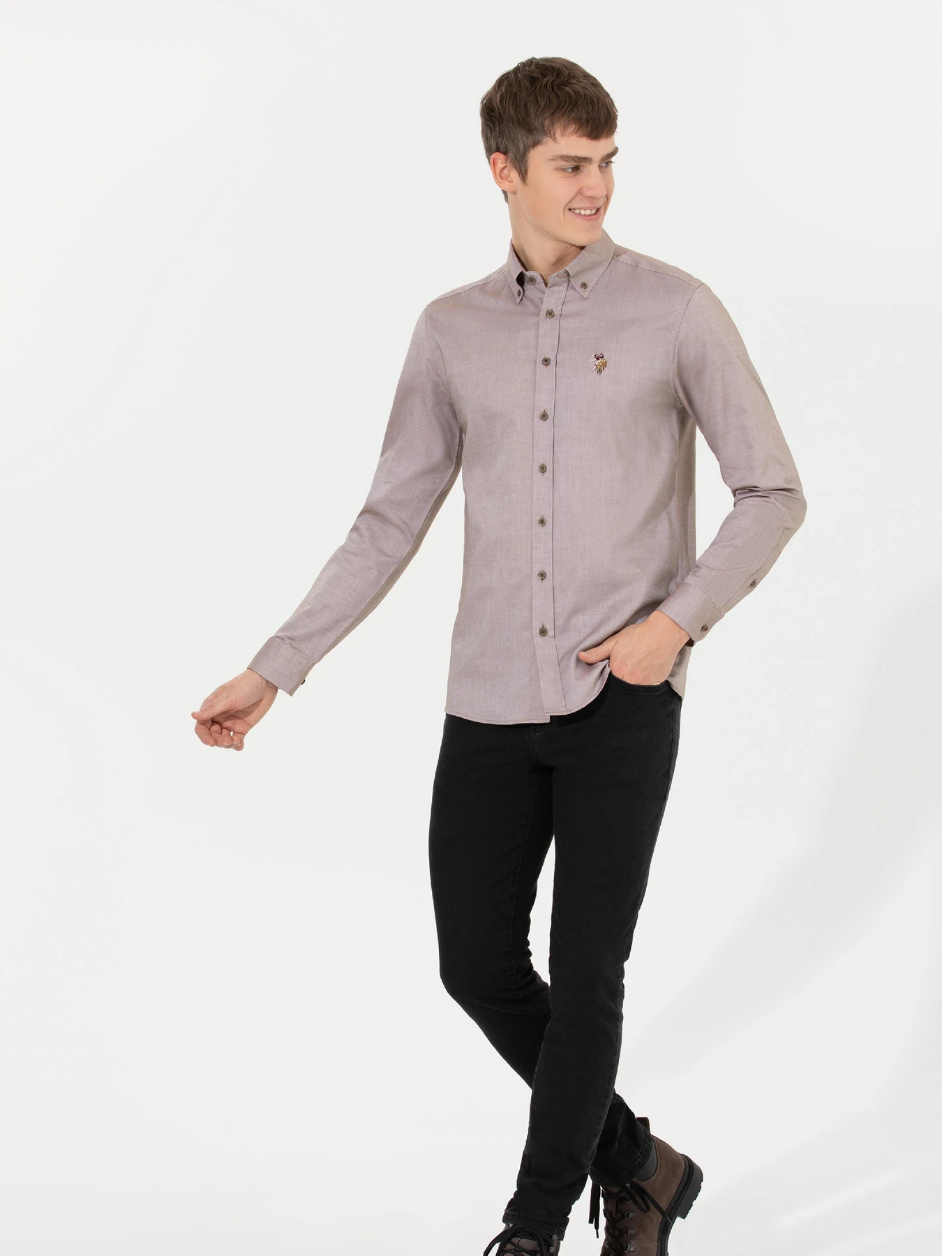 Рубашки US Polo модель G081SZ004.000.1450261.VR153 Фото