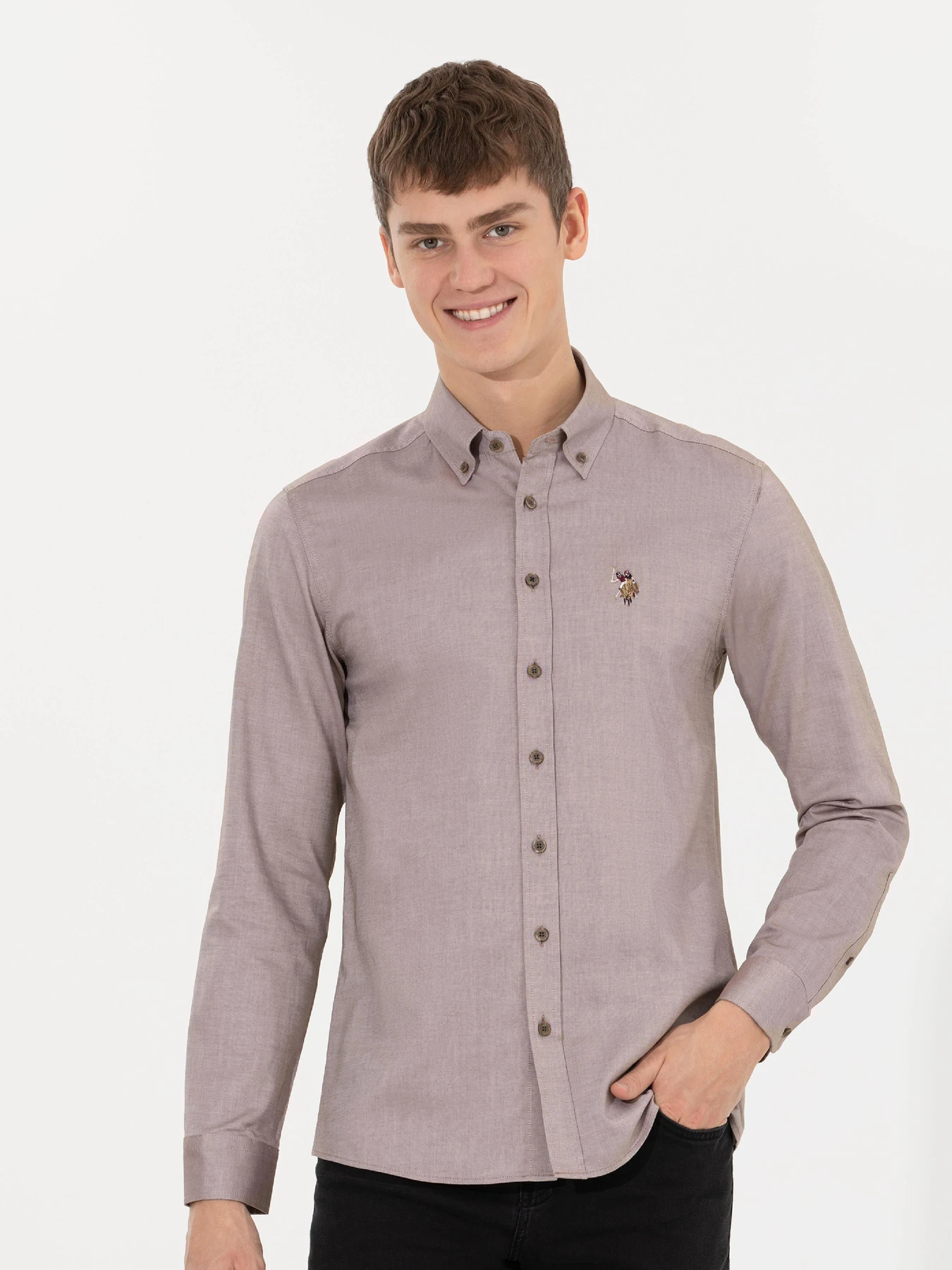 Рубашки US Polo модель G081SZ004.000.1450261.VR153 Фото