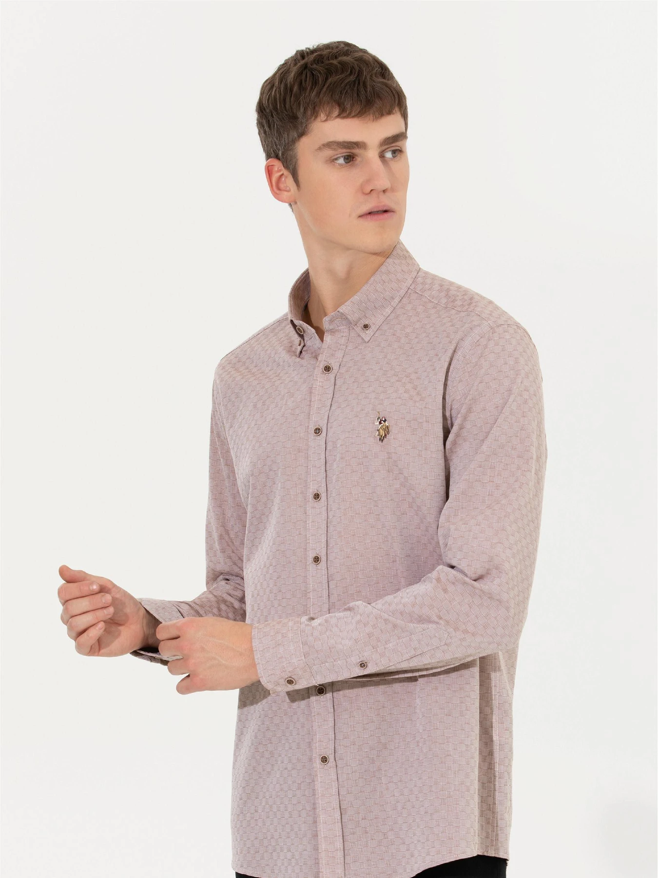 Рубашки US Polo модель G081SZ004.000.1461606.VR015 Фото