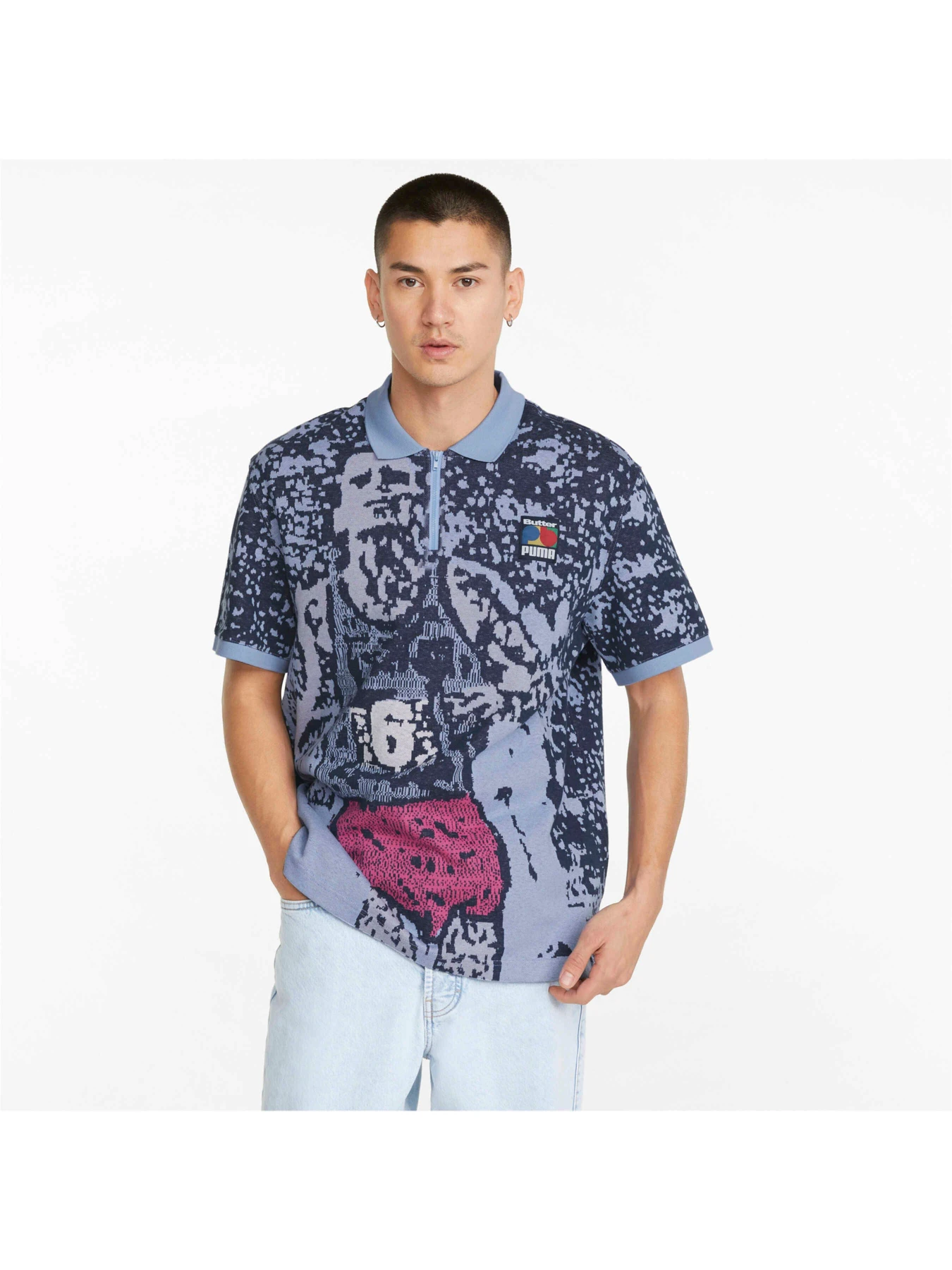 Футболки и поло PUMA x Bg Polo модель 534059 Футболки и поло PUMA x Bg Polo модель 534059 Фото