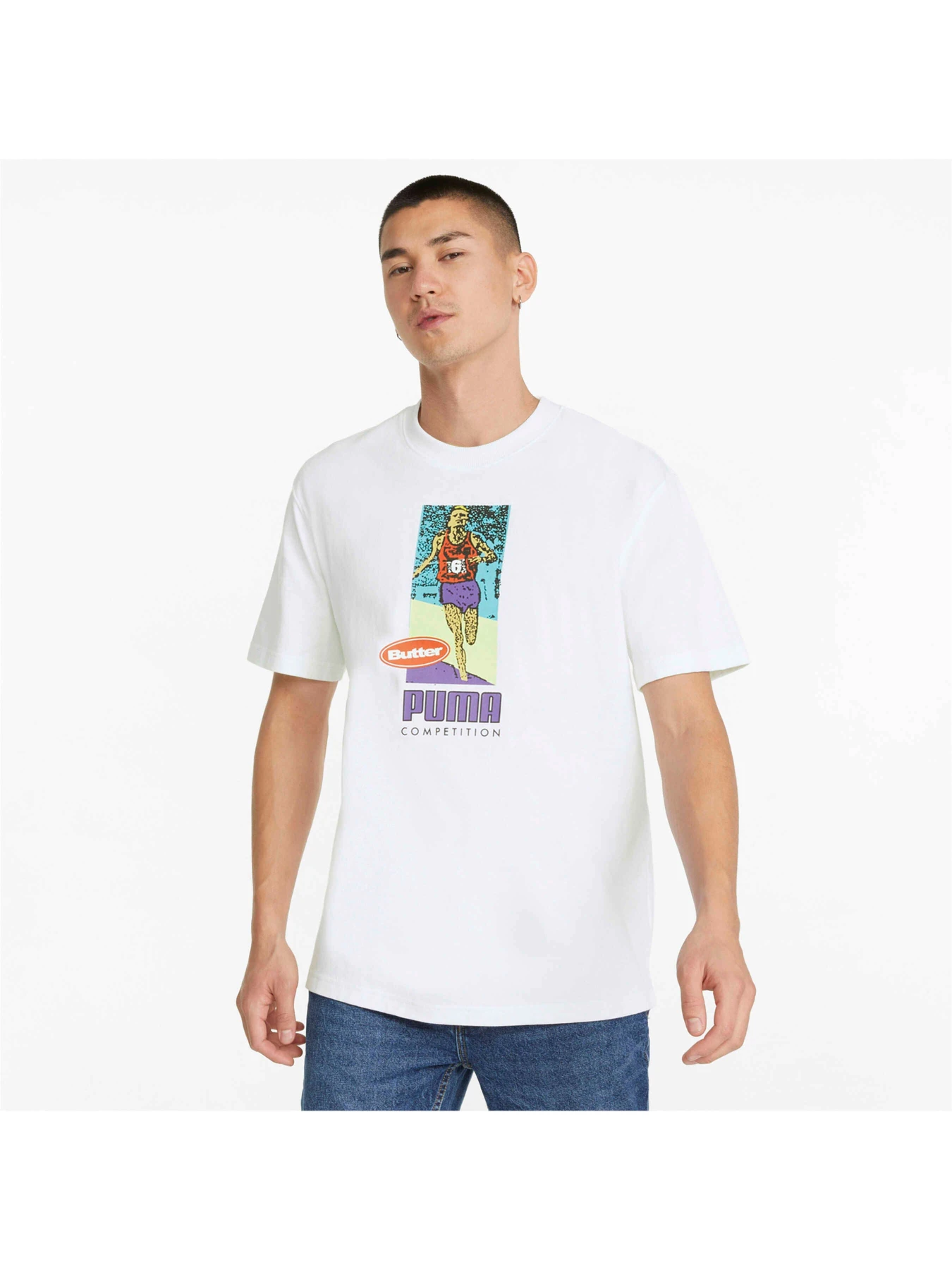 Футболки и поло PUMA x Bg Graphic Tee модель 534058 Футболки и поло PUMA x Bg Graphic Tee модель 534058 Фото
