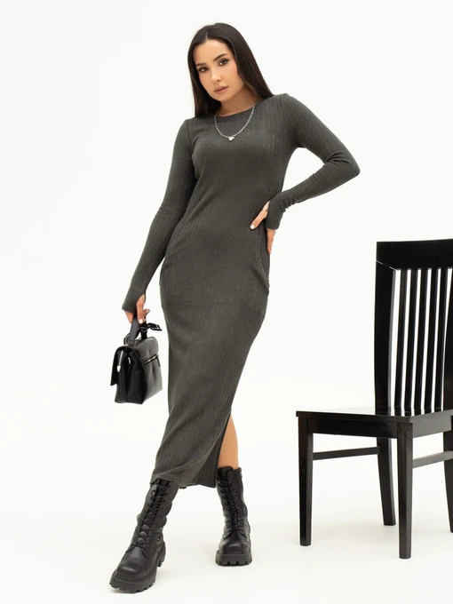 Сукні ISSA Plus модель 13646_darkgray Фото