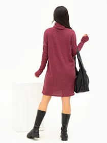 Платья ISSA Plus модель 13677_burgundy Фото