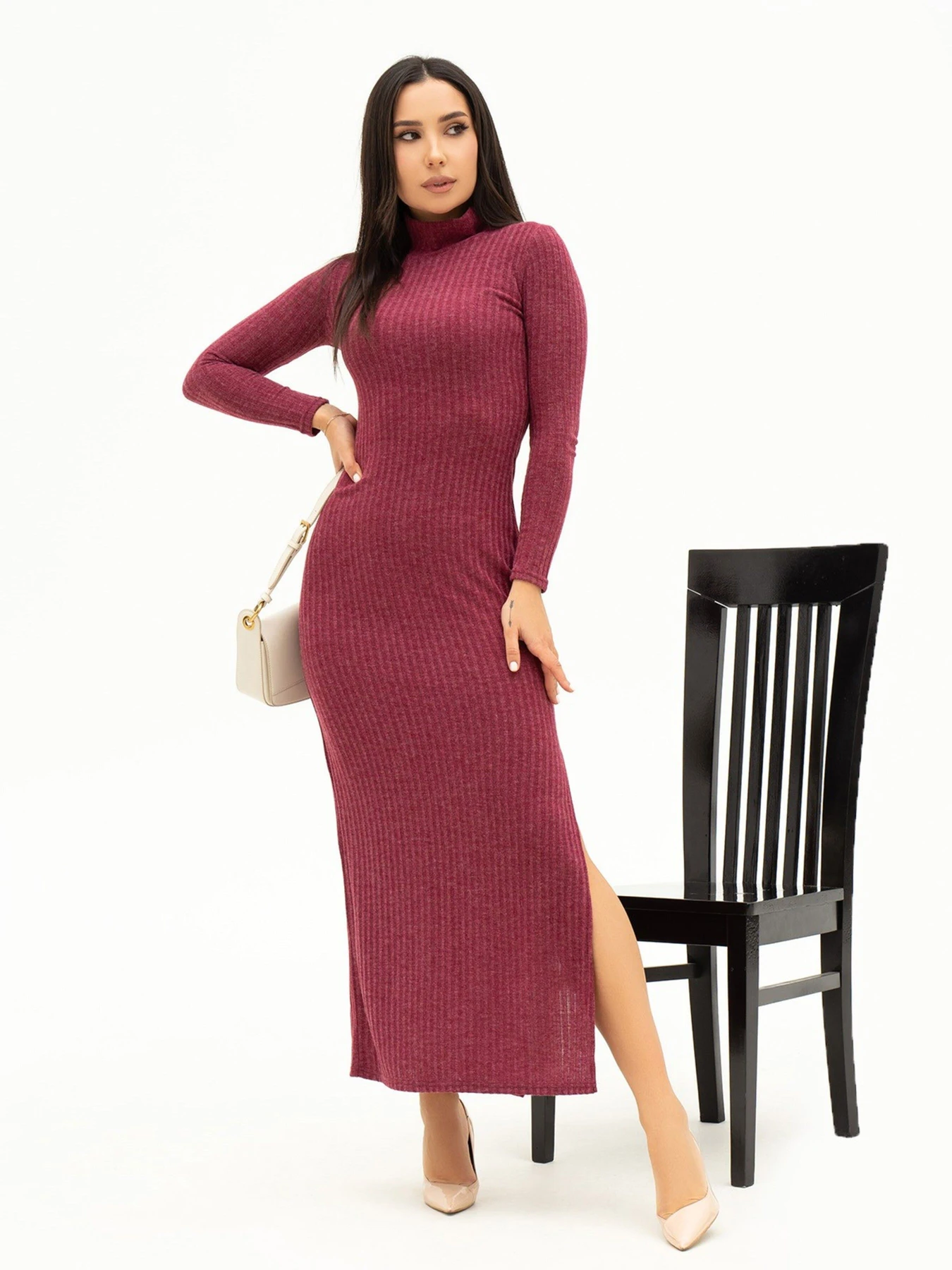 Платья ISSA Plus модель 13678_burgundy Платья ISSA Plus модель 13678_burgundy Фото