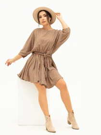 Платья ISSA Plus модель 13681_brown Фото