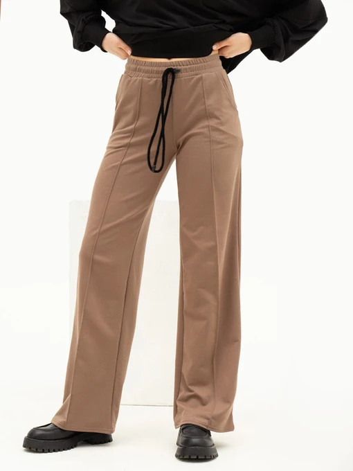 Брюки ISSA Plus модель 13684_brown Фото