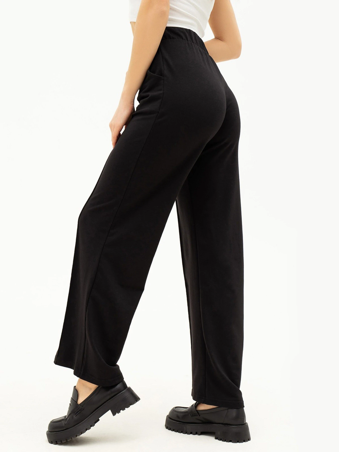 Штани ISSA Plus модель 13686_black Штани ISSA Plus модель 13686_black Фото