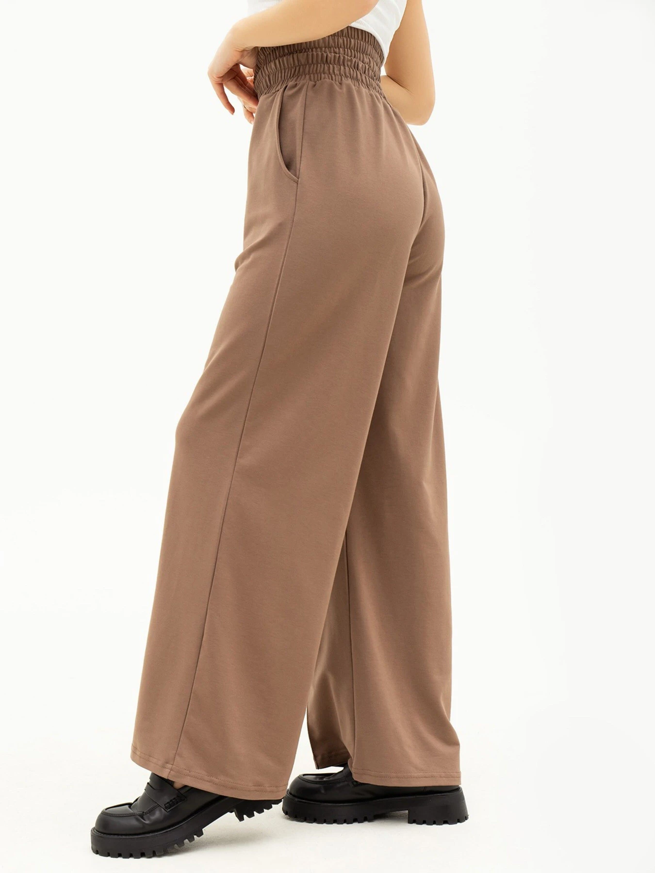 Брюки ISSA Plus модель 13689_beige Брюки ISSA Plus модель 13689_beige Фото