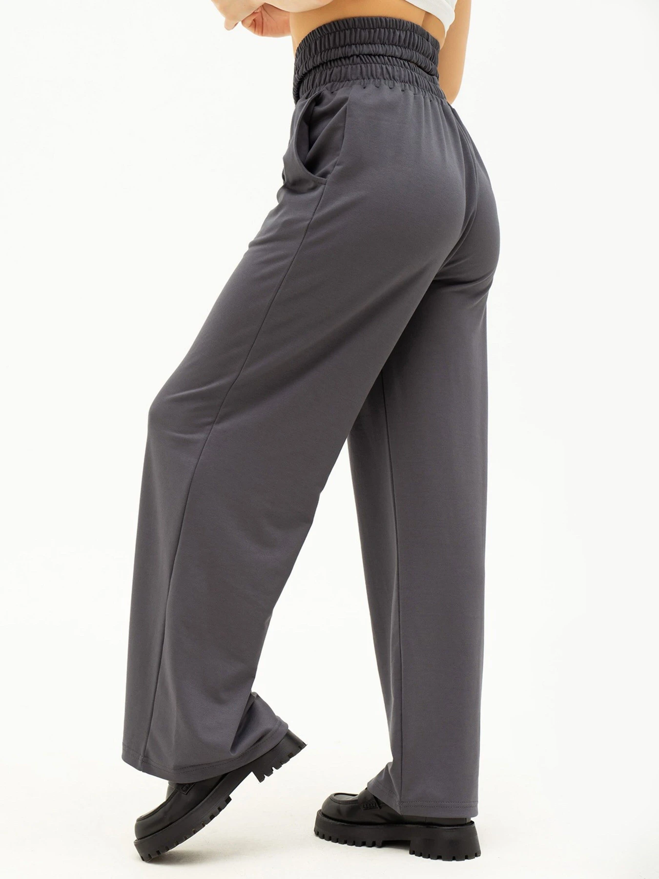 Брюки ISSA Plus модель 13689_grey Брюки ISSA Plus модель 13689_grey Фото