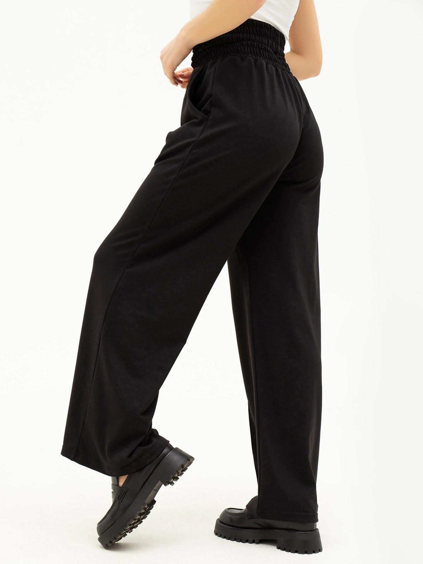 Брюки ISSA Plus модель 13689_black Брюки ISSA Plus модель 13689_black Фото