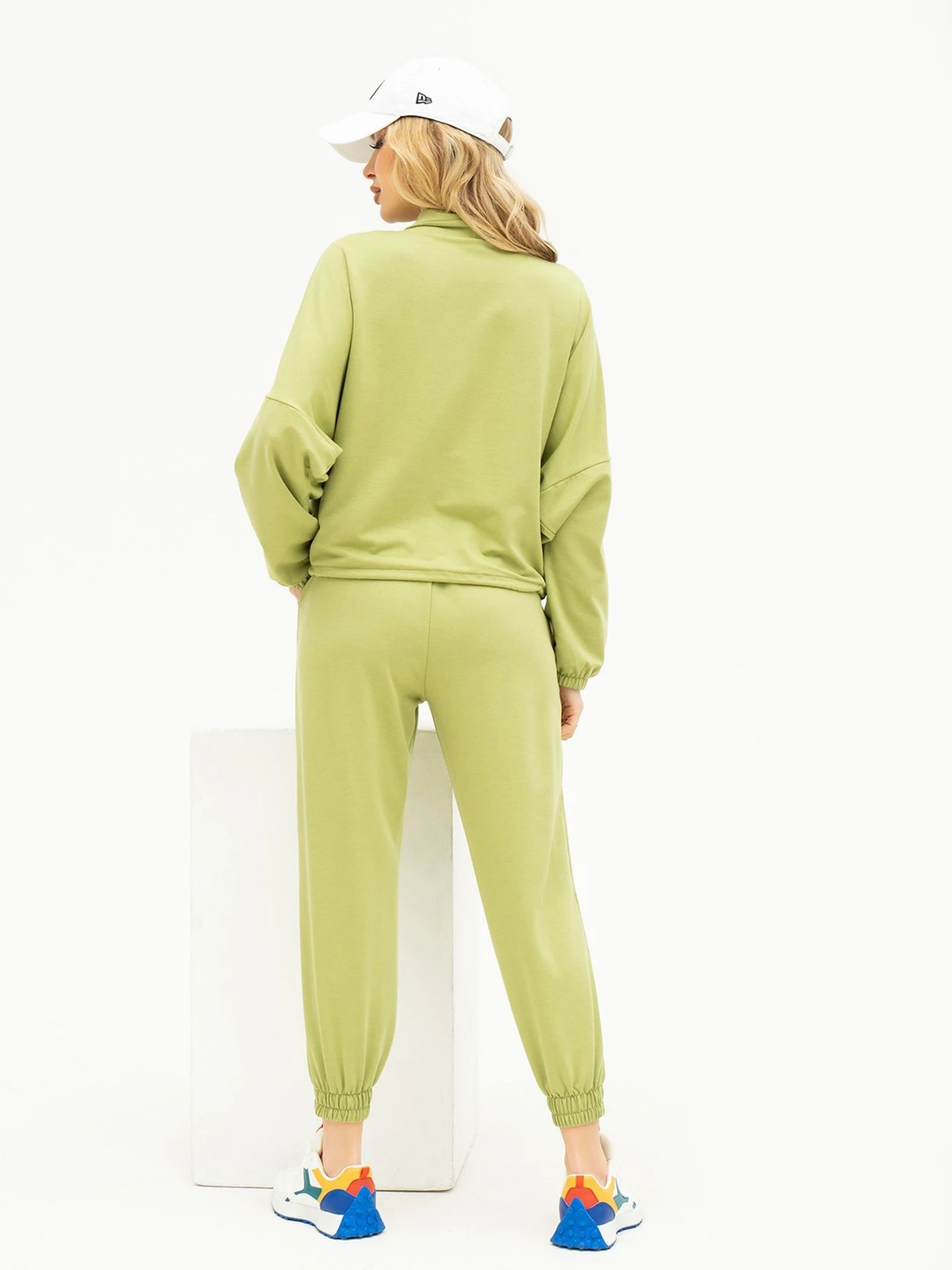 Костюми ISSA Plus модель 13690_olive Фото