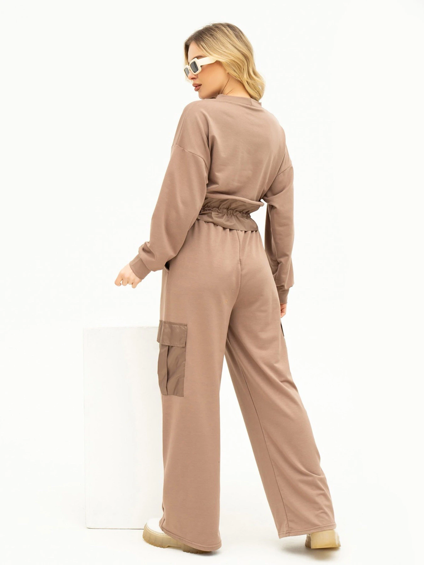 Костюми ISSA Plus модель 13691_beige Костюми ISSA Plus модель 13691_beige Фото