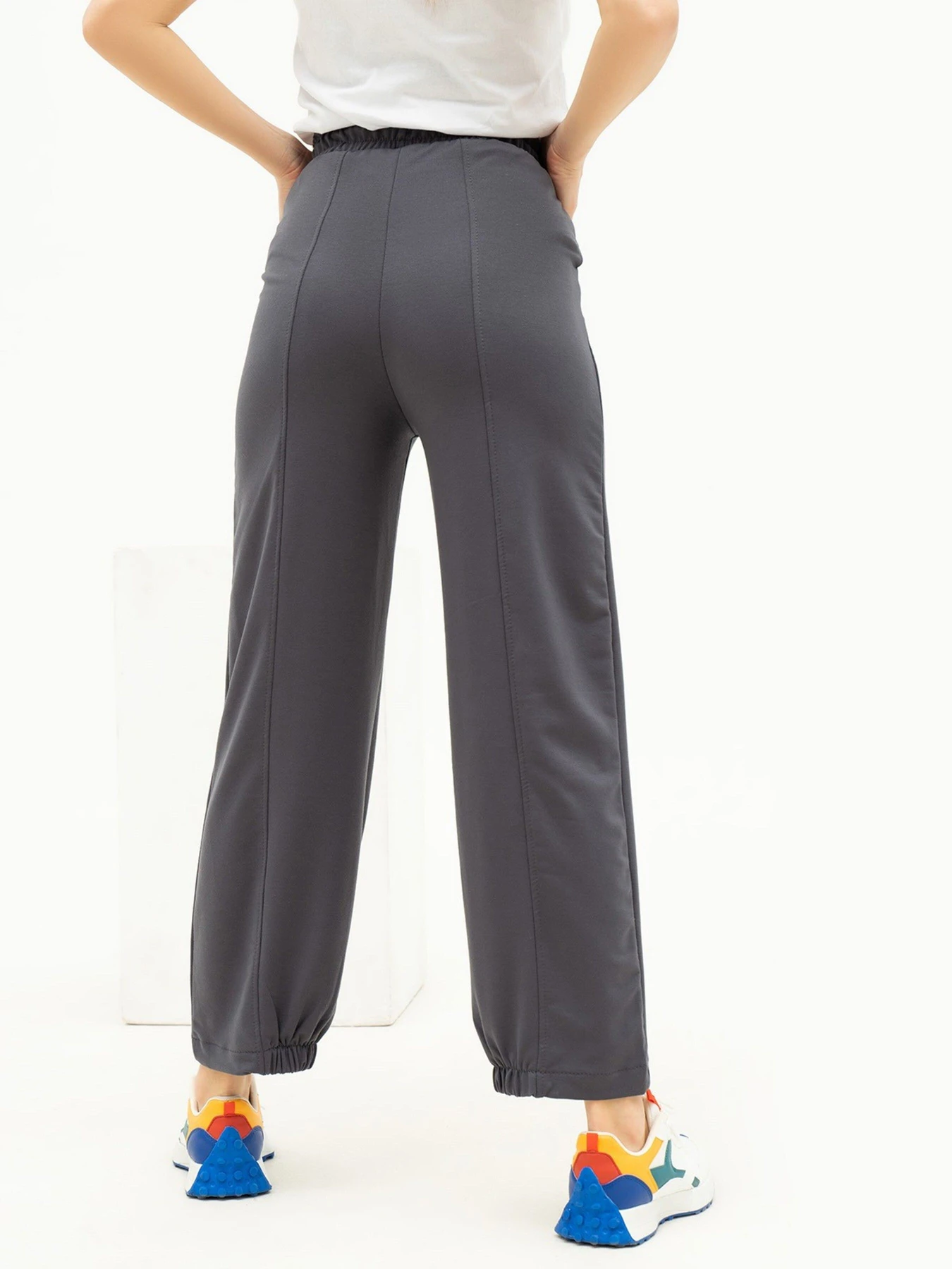 Брюки ISSA Plus модель 13693_grey Брюки ISSA Plus модель 13693_grey Фото