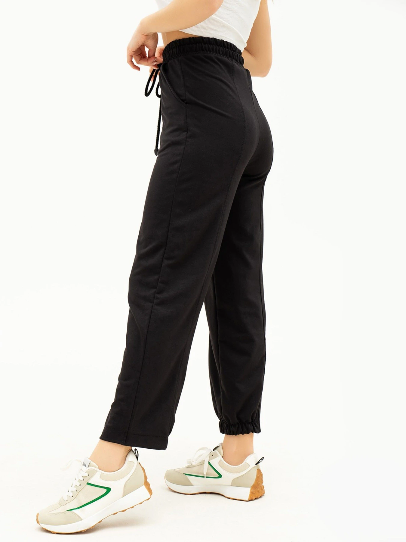 Брюки ISSA Plus модель 13693_black Брюки ISSA Plus модель 13693_black Фото