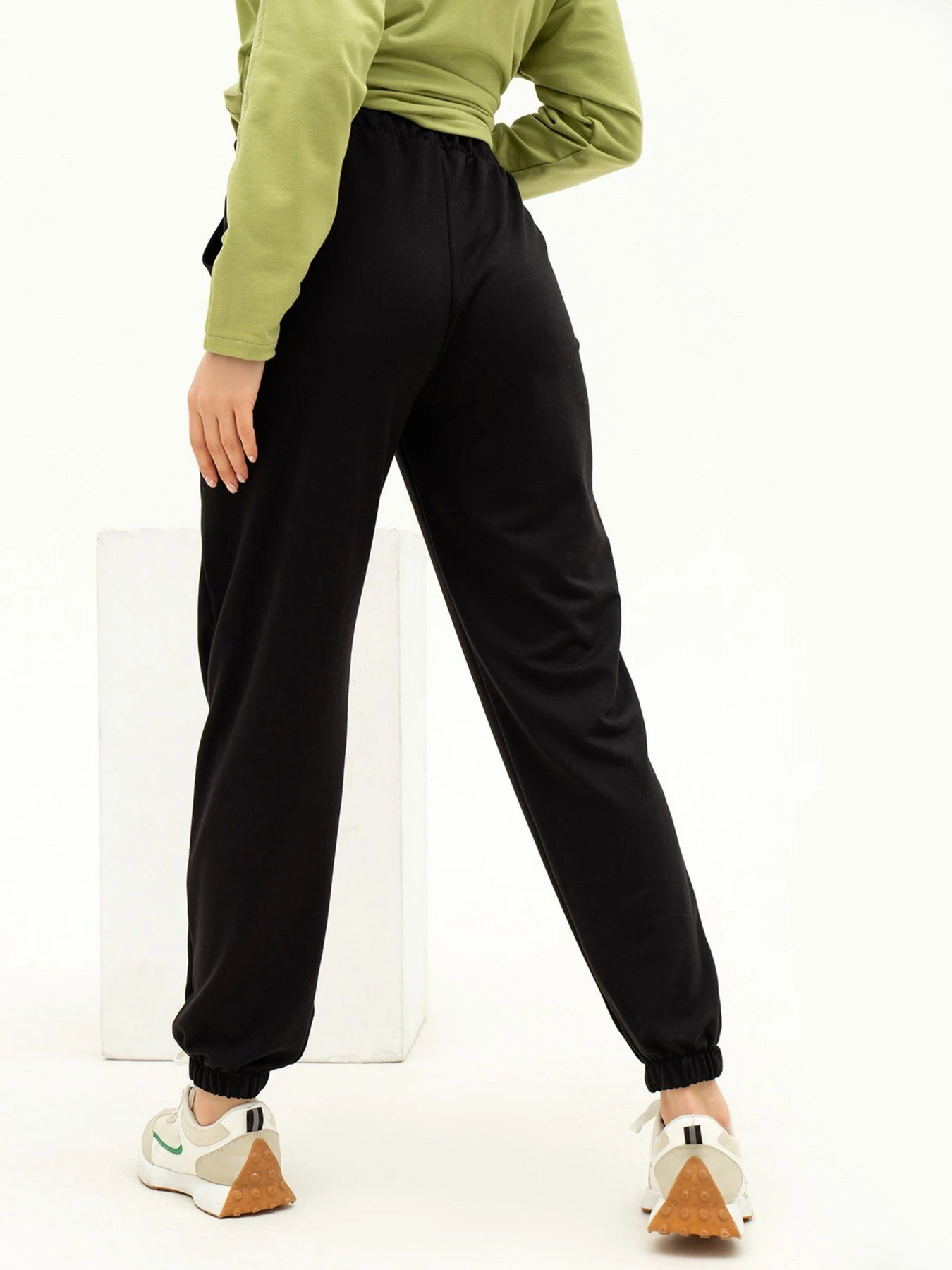 Брюки ISSA Plus модель 13694_black Брюки ISSA Plus модель 13694_black Фото