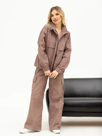 Костюмы ISSA Plus модель 13695_beige Фото