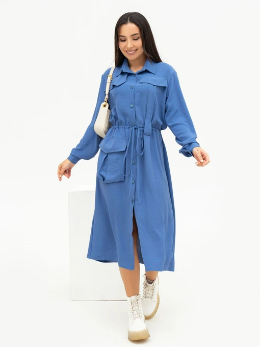 Платья ISSA Plus модель 13702_darkblue Фото