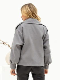 Куртки и дубленки ISSA Plus модель 13706_grey Фото
