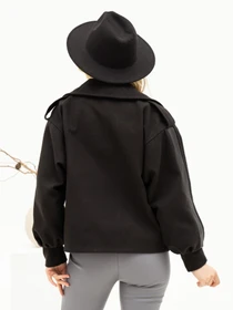 Куртки и дубленки ISSA Plus модель 13706_black Фото