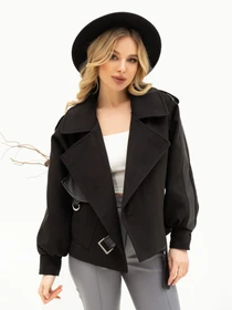 Куртки и дубленки ISSA Plus модель 13706_black Фото
