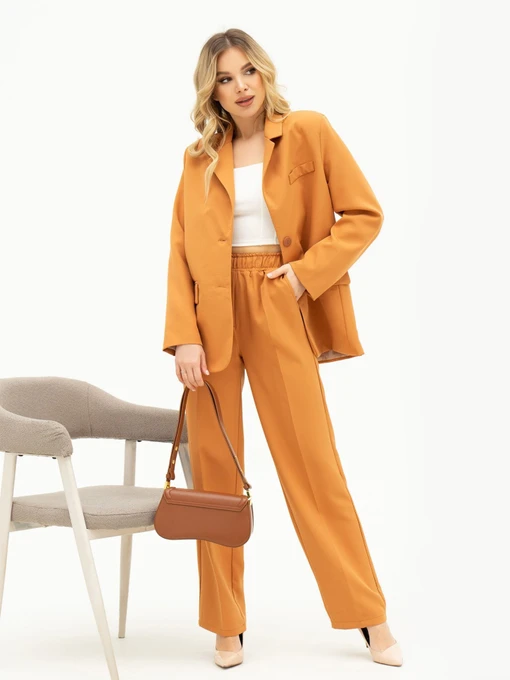 Костюмы ISSA Plus модель 13709_terracotta Фото