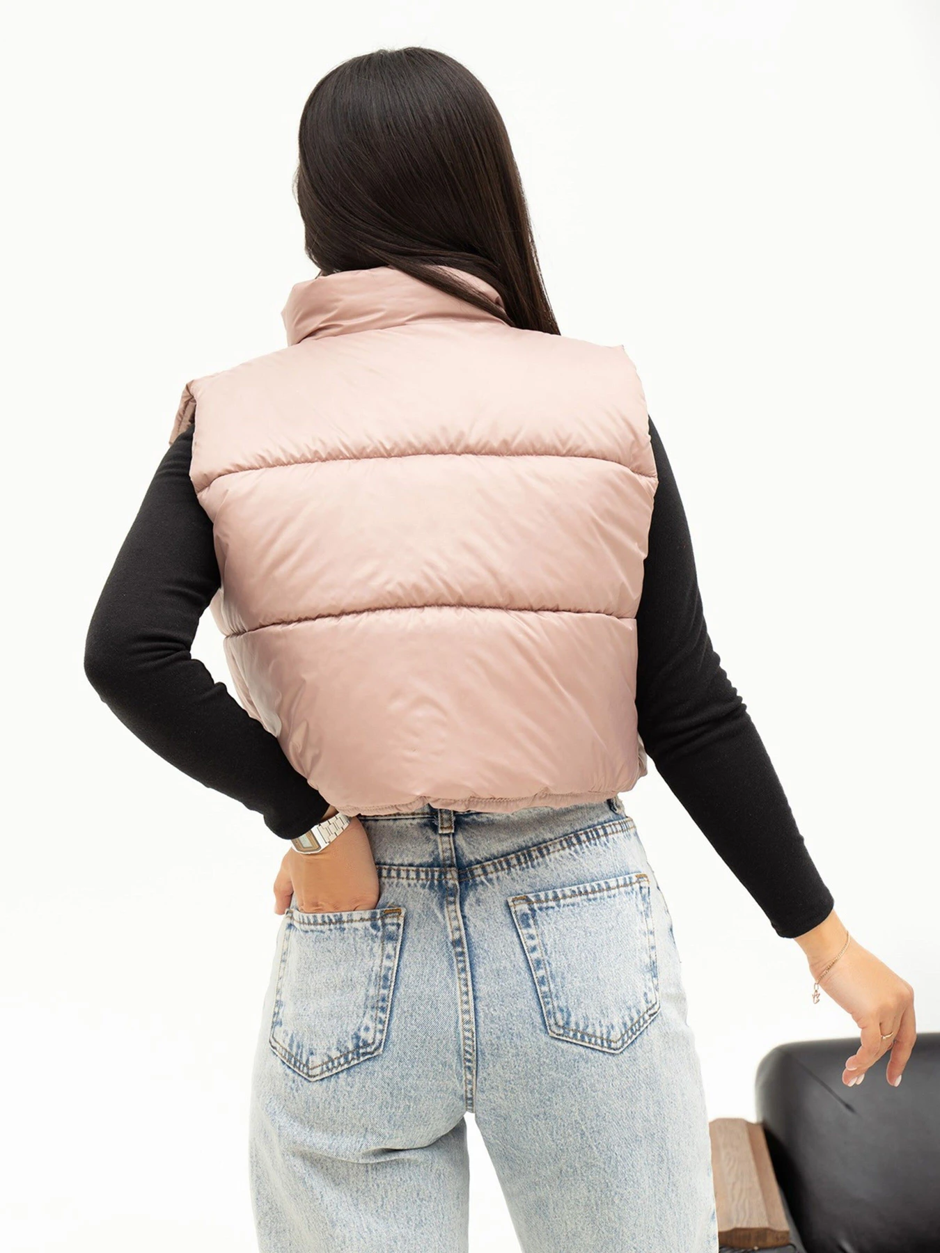 Куртки и дубленки ISSA Plus модель SA-441_beige Фото