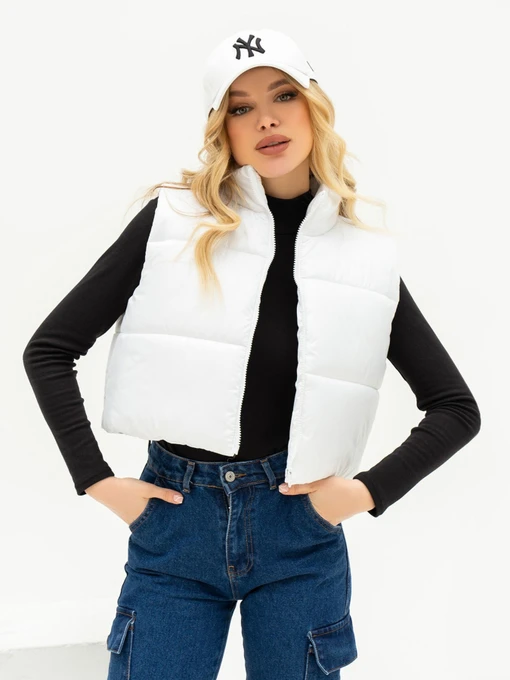 Куртки та дублянки ISSA Plus модель SA-441_white Фото