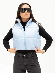 Куртки и дубленки ISSA Plus модель SA-441_lightblue Фото