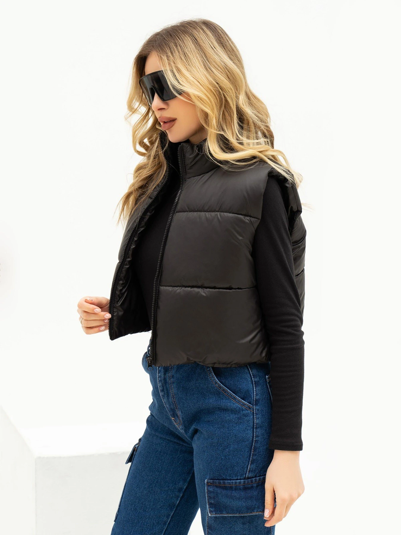 Куртки и дубленки ISSA Plus модель SA-441_black Фото