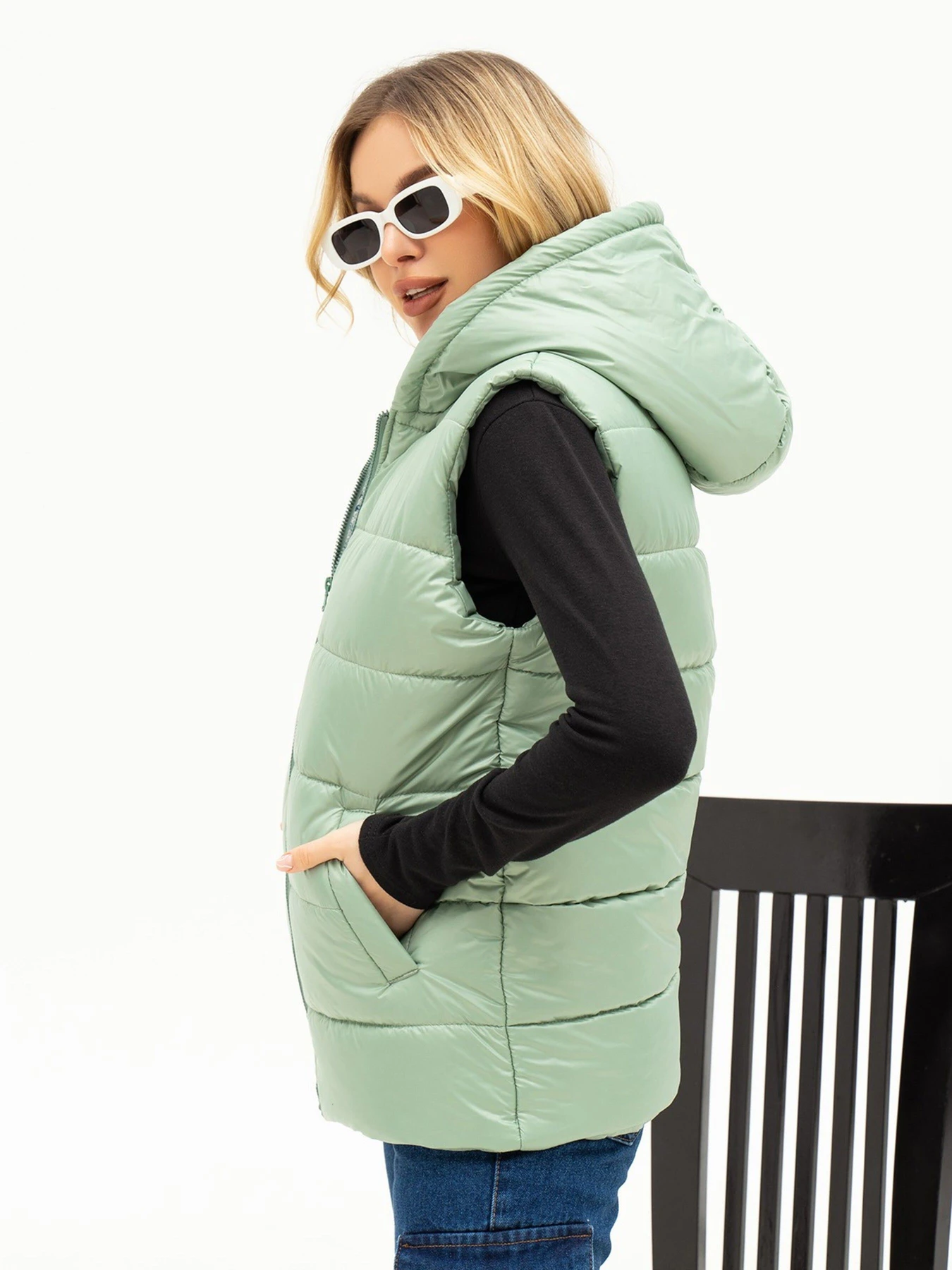 Куртки и дубленки ISSA Plus модель SA-442_green Фото