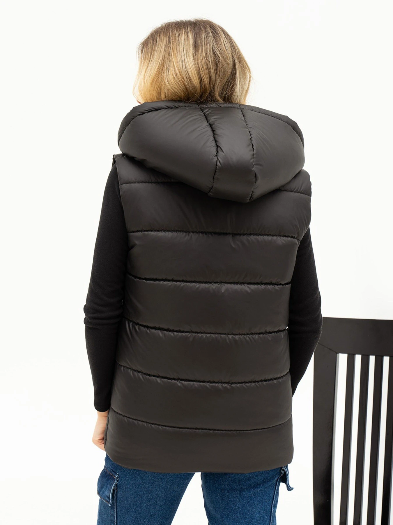 Куртки та дублянки ISSA Plus модель SA-442_black Куртки та дублянки ISSA Plus модель SA-442_black Фото