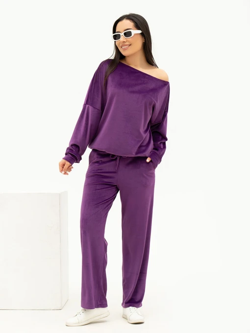 Костюмы ISSA Plus модель SA-448_purple Фото