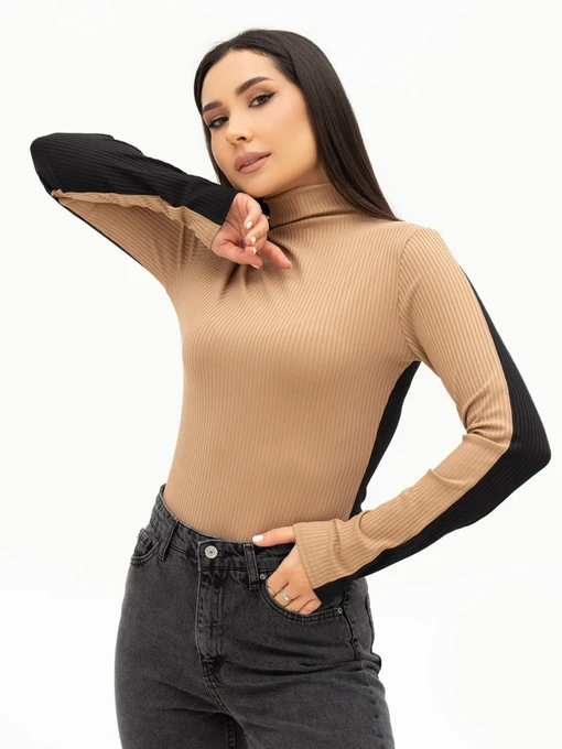 Светри та кардигани ISSA Plus модель SA-450_blackbeige Фото