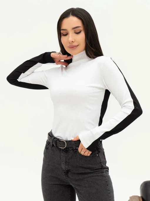 Свитры и кардиганы ISSA Plus модель SA-450_blackwhite Фото