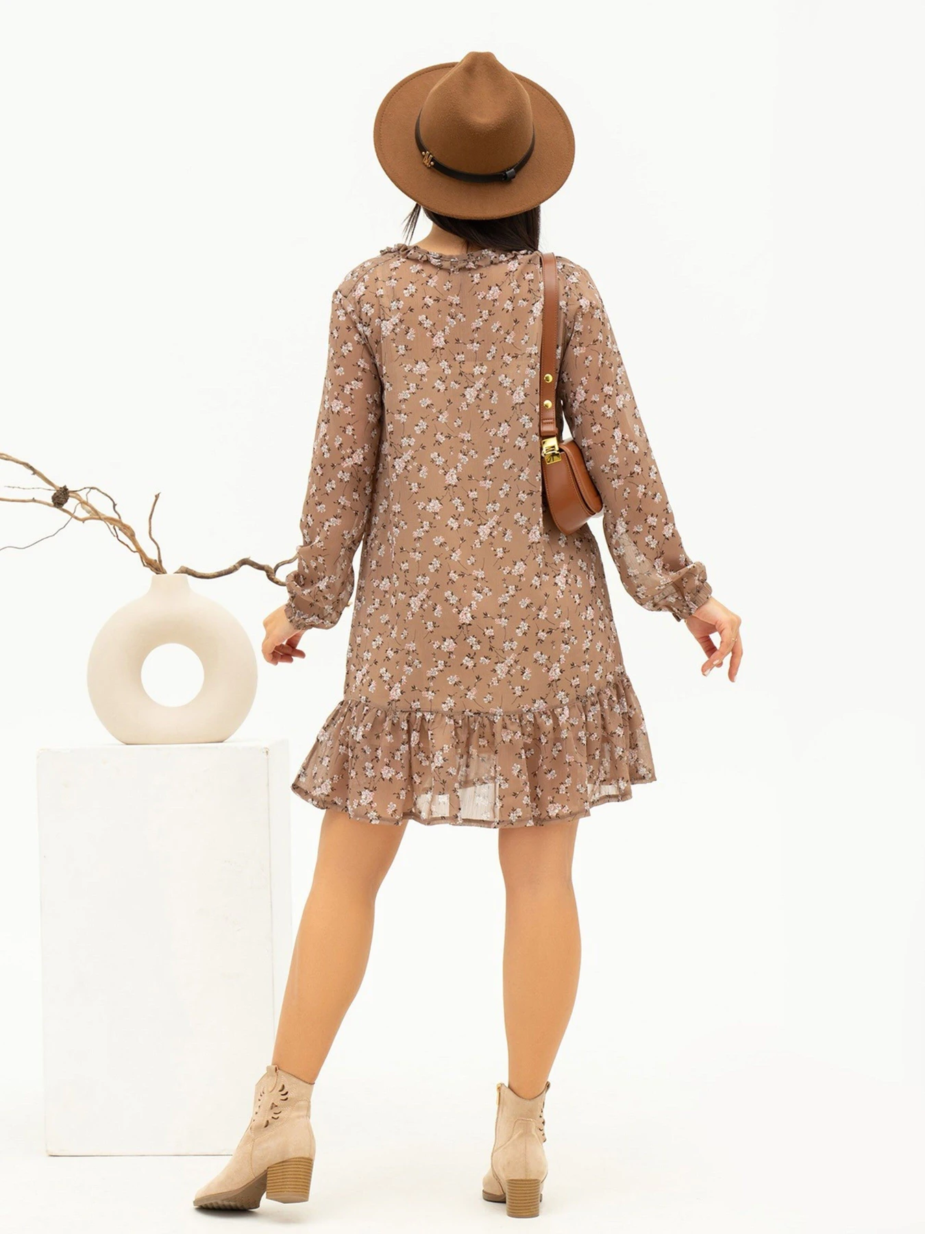 Платья ISSA Plus модель SA-452_beige Фото