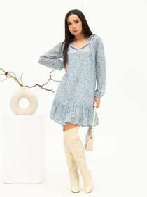 Сукні ISSA Plus модель SA-452_lightblue Фото