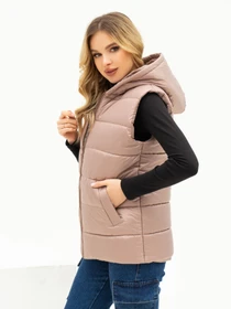Куртки и дубленки ISSA Plus модель SA-442_beige Фото