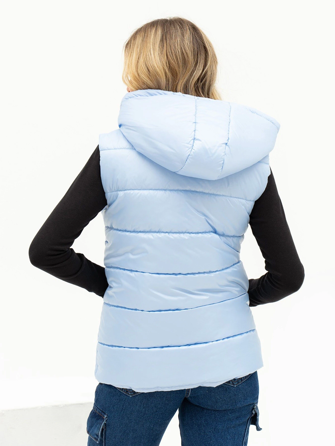 Куртки и дубленки ISSA Plus модель SA-442_lightblue Фото