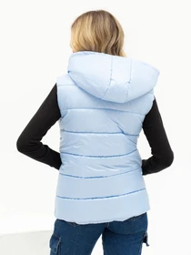 Куртки и дубленки ISSA Plus модель SA-442_lightblue Фото