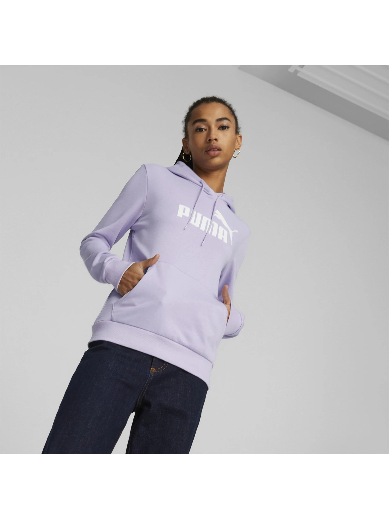 Худі та світшоти PUMA Ess Logo Hoodie модель 586797 Фото