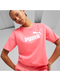 Футболки и поло PUMA Ess Cropped Logo Tee модель 586866 Фото