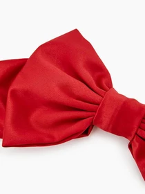 Большой красный бант. Luxury аксессуар для волос MyScarf модель mp196152 Фото