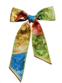 Твилли, шарфик-галстук, шарф-лента с резинкой My Scarf MyScarf модель mp196373 Фото