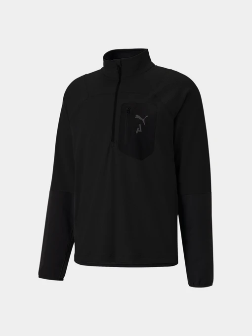 Худи и свитшоты PUMA M Seasons Raincell 1/2 Zip модель 523245 Фото