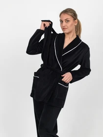 Одяг для дому та сну N.EL модель 1535-52_black Фото