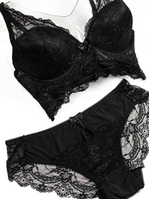 Нижнее белье ISSA Plus модель BL2-418_black Фото