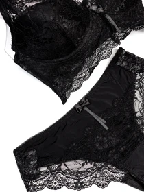 Нижнее белье ISSA Plus модель BL2-418_black Фото