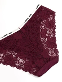 Нижня білизна ISSA Plus модель BL2-670_burgundy Фото