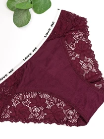Нижня білизна ISSA Plus модель BL2-670_burgundy Фото